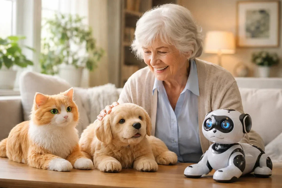 Realistic AI pets for seniors