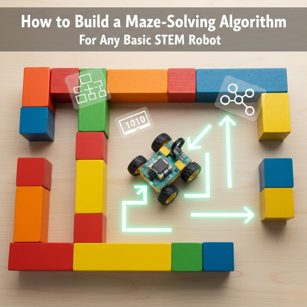 How to Build a Maze-Solving Algorithm for Any Basic STEM Robot