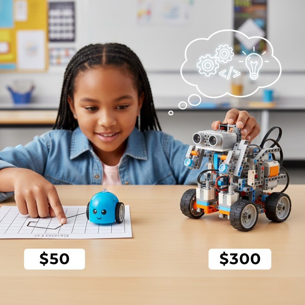 $50 vs. $300 STEM Robot: Can a Cheap Robot Still Teach Valuable Skills?