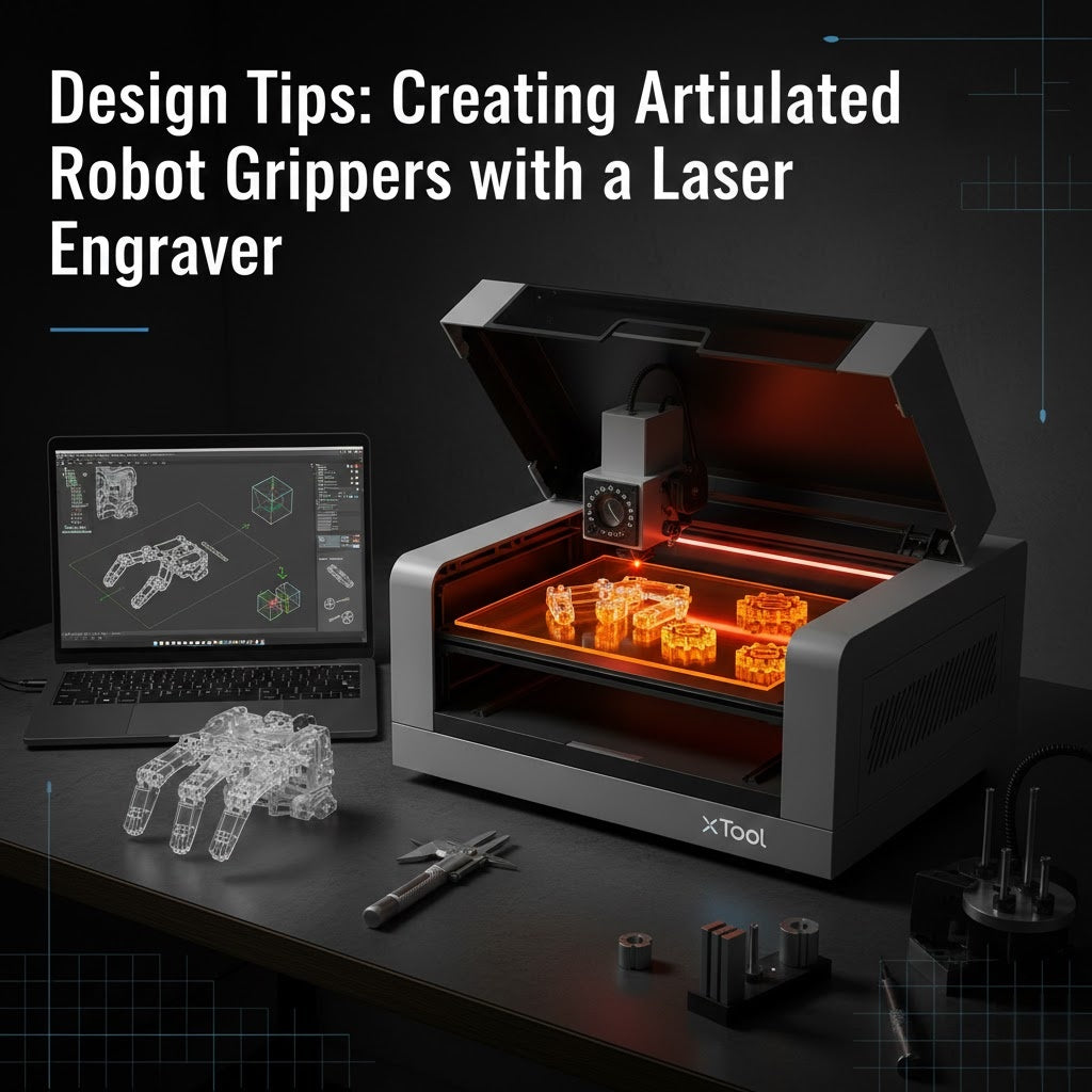 Design Tips: Creating Articulated Robot Grippers with a Laser Engraver