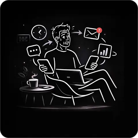 No jumping between apps